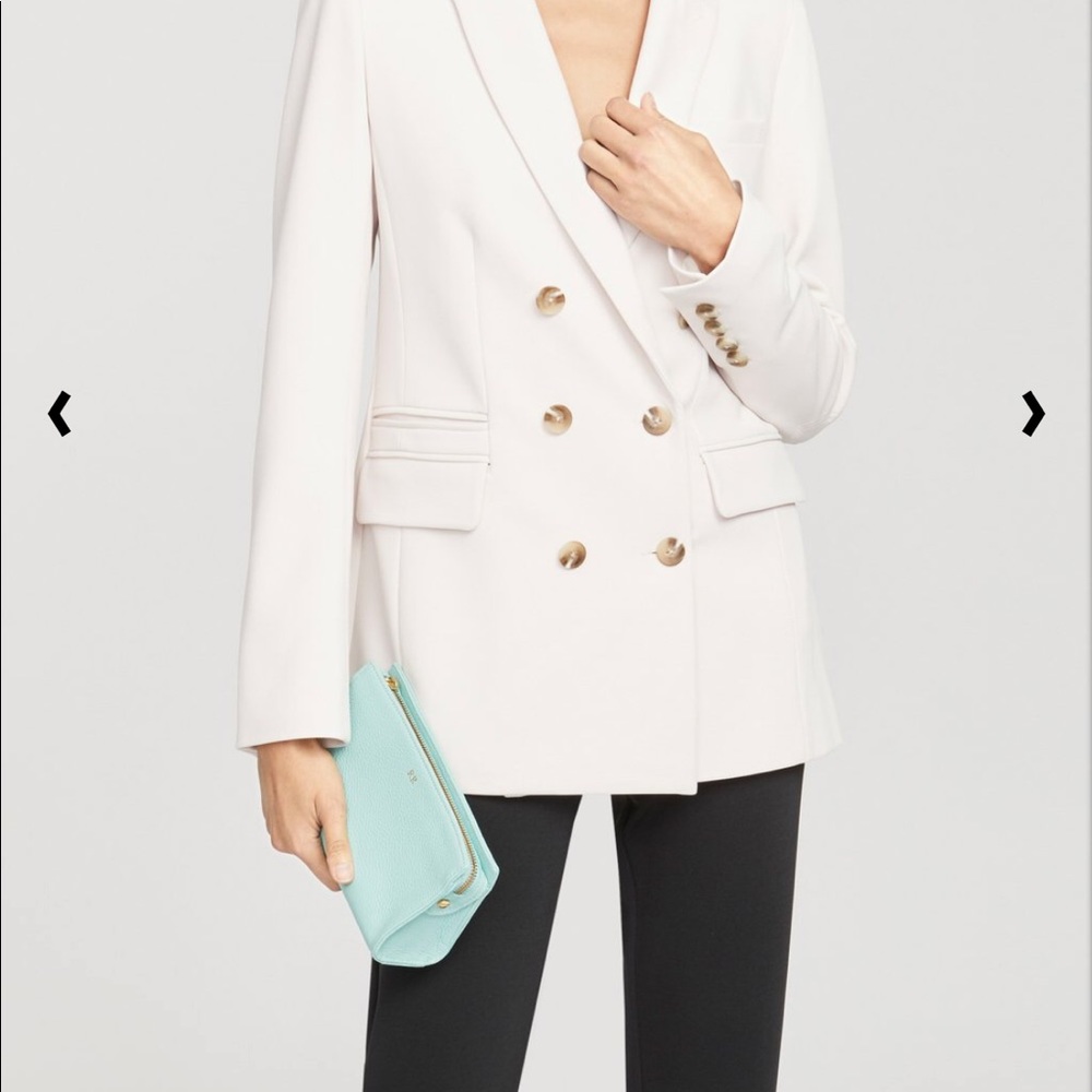 BLUSH Rachel Roy Blazer Silver Button pricematched